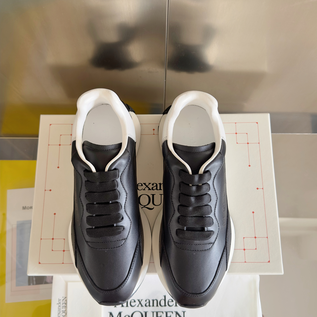 顶级版本：情侣款 男士+20
ALEXANDER MCQUEEN/亚历山大·麦昆 Sprint系列情侣款