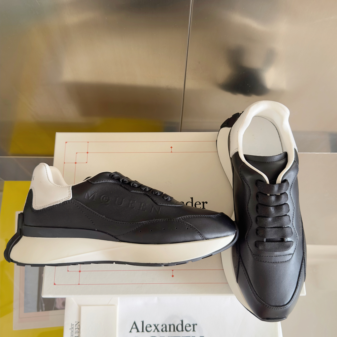 顶级版本：情侣款 男士+20
ALEXANDER MCQUEEN/亚历山大·麦昆 Sprint系列情侣款