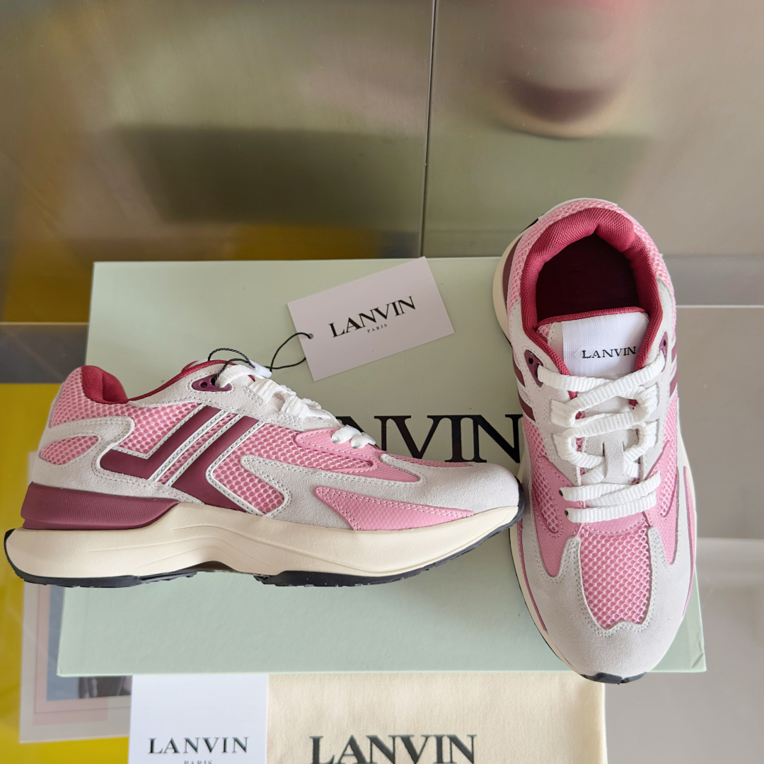 顶级版本:女款
Lanvin浪凡 最新Jla系列 情侣款 网面 厚底 休闲 运动鞋 跑鞋
原版购入开发