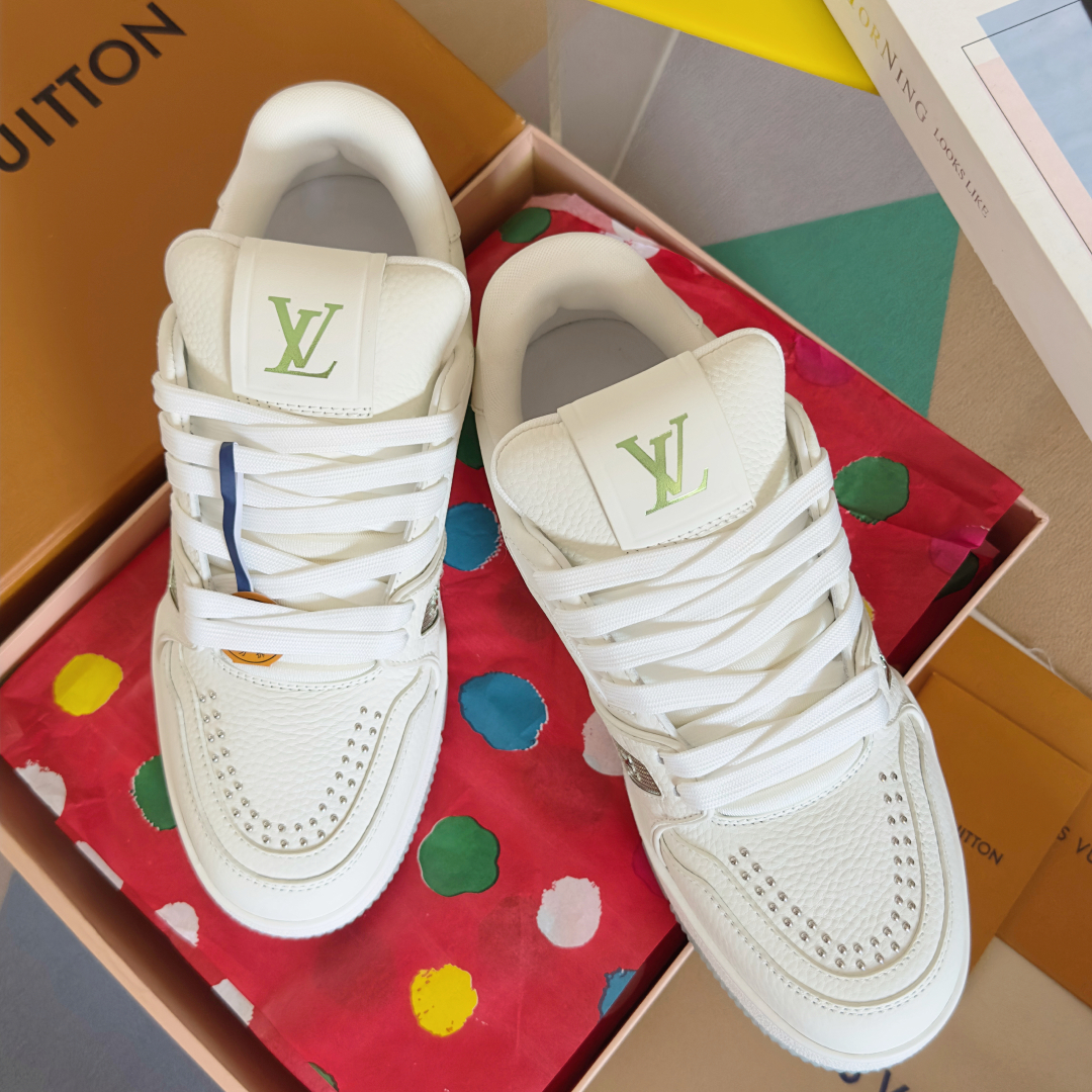 顶级版本：男款
LV Trainer路易威登 驴牌 L家 情侣款 休闲 运动鞋 滑板鞋
原版购入开发 做