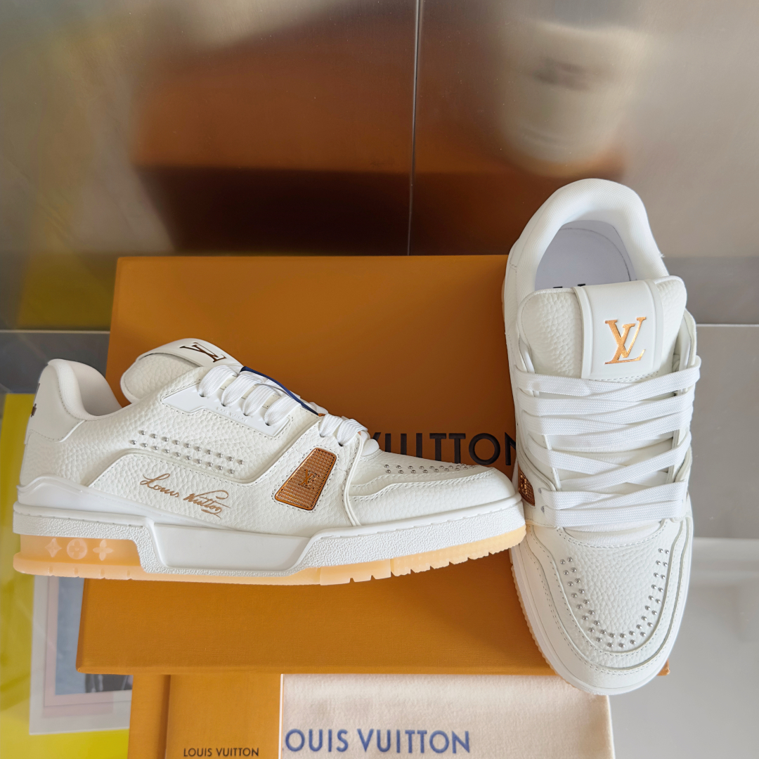 顶级版本：男款
LV Trainer路易威登 驴牌 L家 情侣款 休闲 运动鞋 滑板鞋
原版购入开发 做