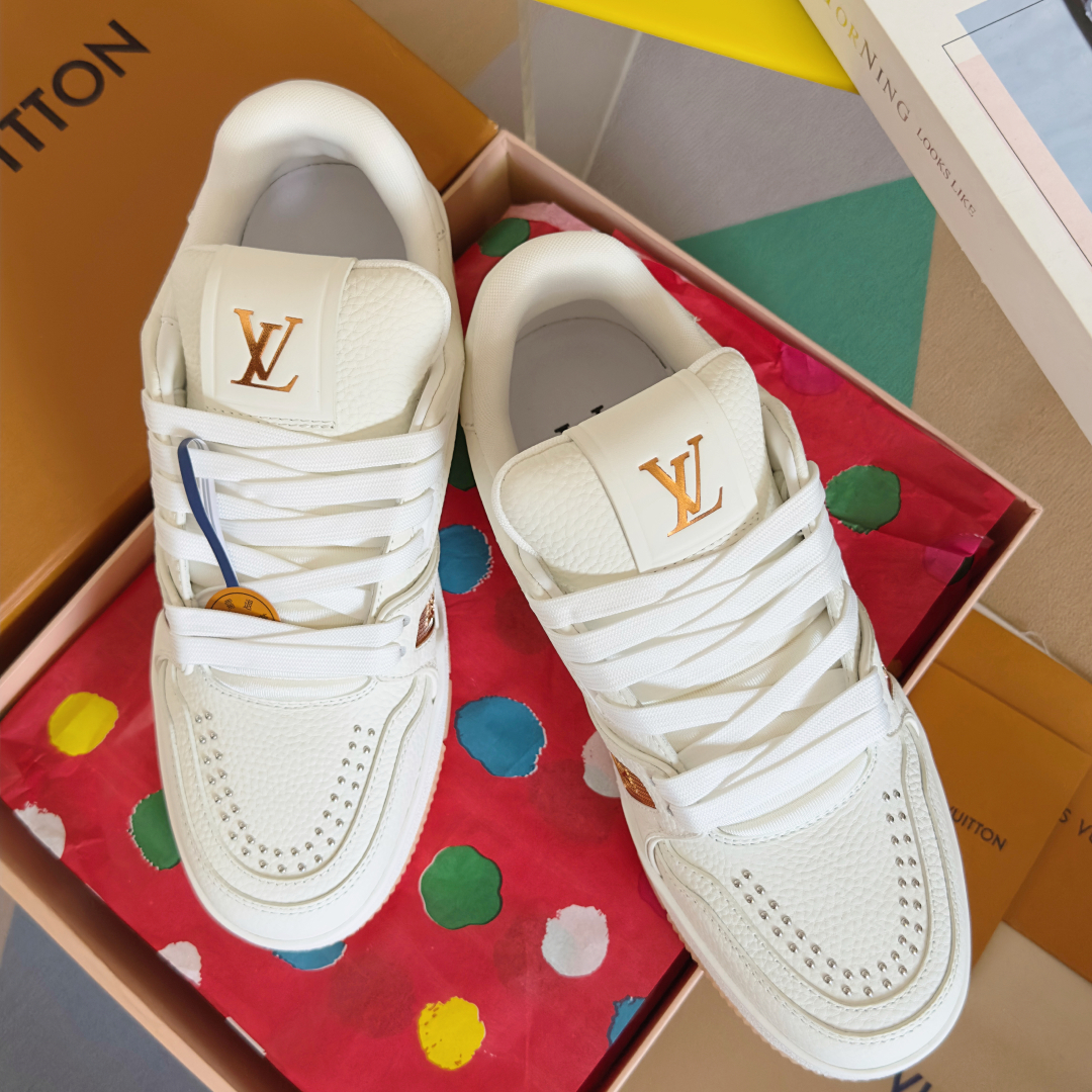顶级版本：男款
LV Trainer路易威登 驴牌 L家 情侣款 休闲 运动鞋 滑板鞋
原版购入开发 做