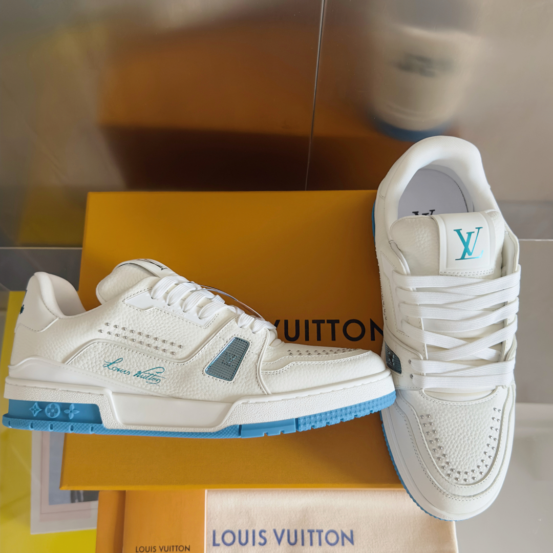 顶级版本：男款
LV Trainer路易威登 驴牌 L家 情侣款 休闲 运动鞋 滑板鞋
原版购入开发 做