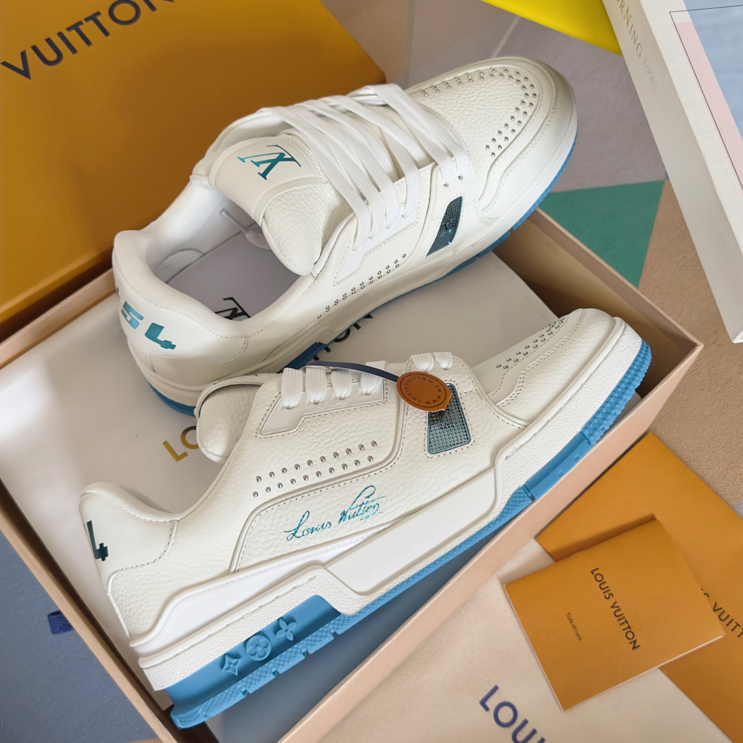 顶级版本：男款
LV Trainer路易威登 驴牌 L家 情侣款 休闲 运动鞋 滑板鞋
原版购入开发 做