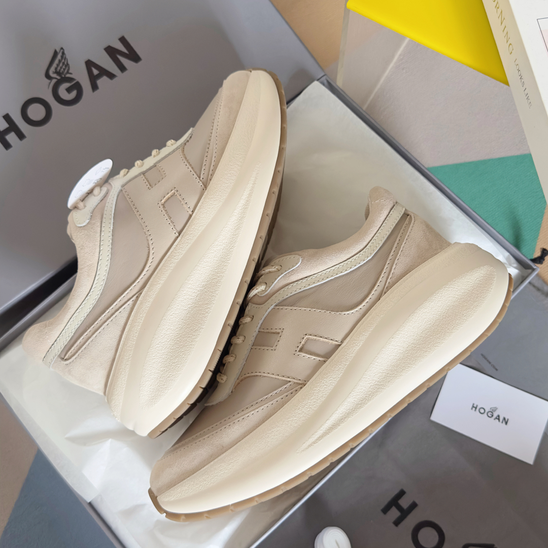 顶级版本：Hogan霍根 最新Chunky系列H696 厚底 小白鞋 休闲 运动鞋原版购入开发 做货 C