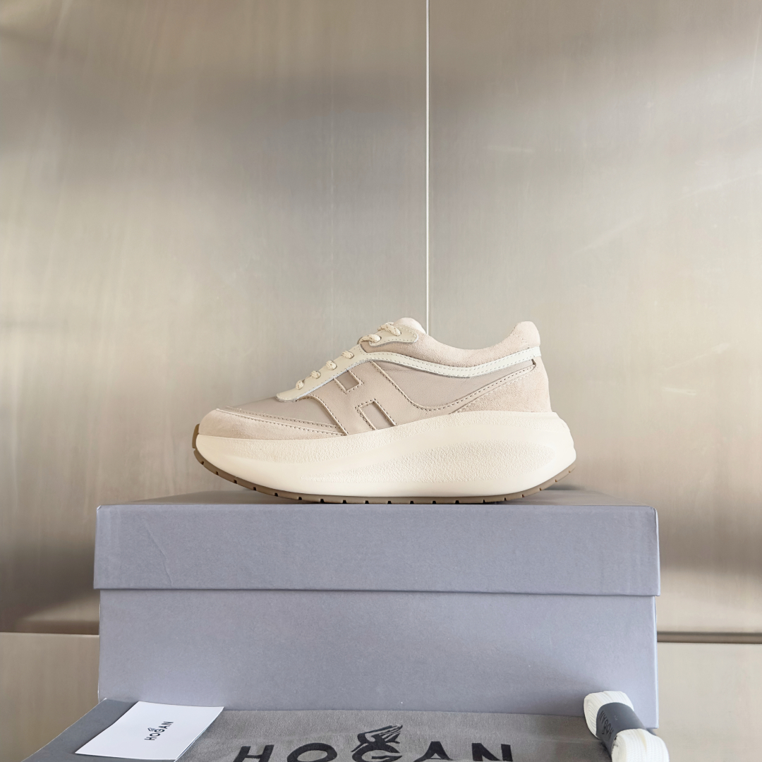 顶级版本：Hogan霍根 最新Chunky系列H696 厚底 小白鞋 休闲 运动鞋原版购入开发 做货 C