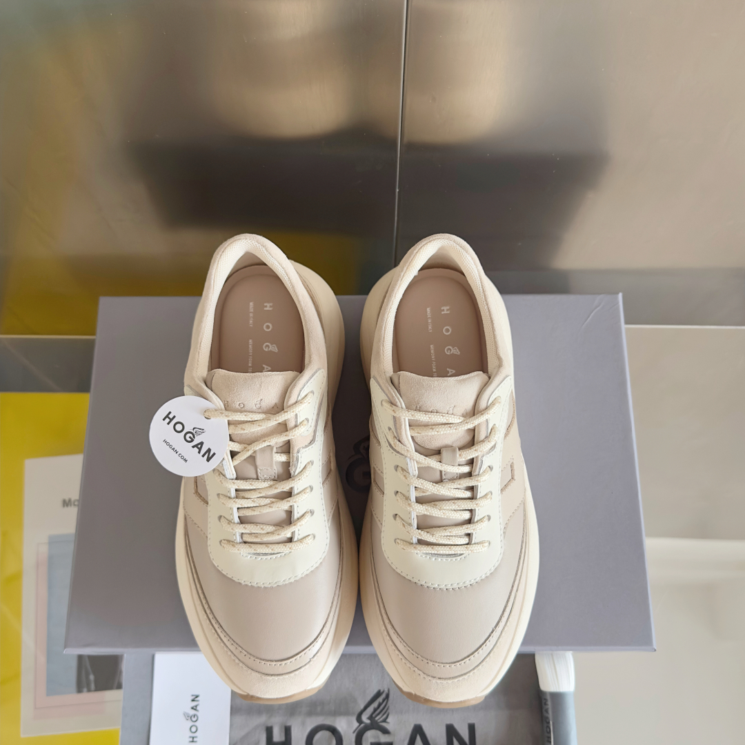 顶级版本：Hogan霍根 最新Chunky系列H696 厚底 小白鞋 休闲 运动鞋原版购入开发 做货 C