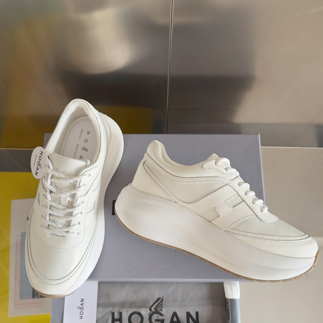顶级版本：Hogan霍根 最新Chunky系列H696 厚底 小白鞋 休闲 运动鞋原版购入开发 做货 C