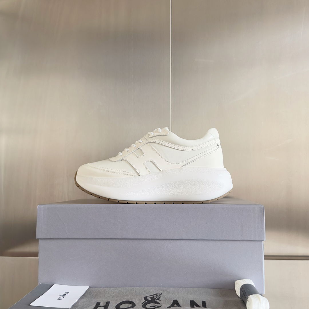 顶级版本：Hogan霍根 最新Chunky系列H696 厚底 小白鞋 休闲 运动鞋原版购入开发 做货 C