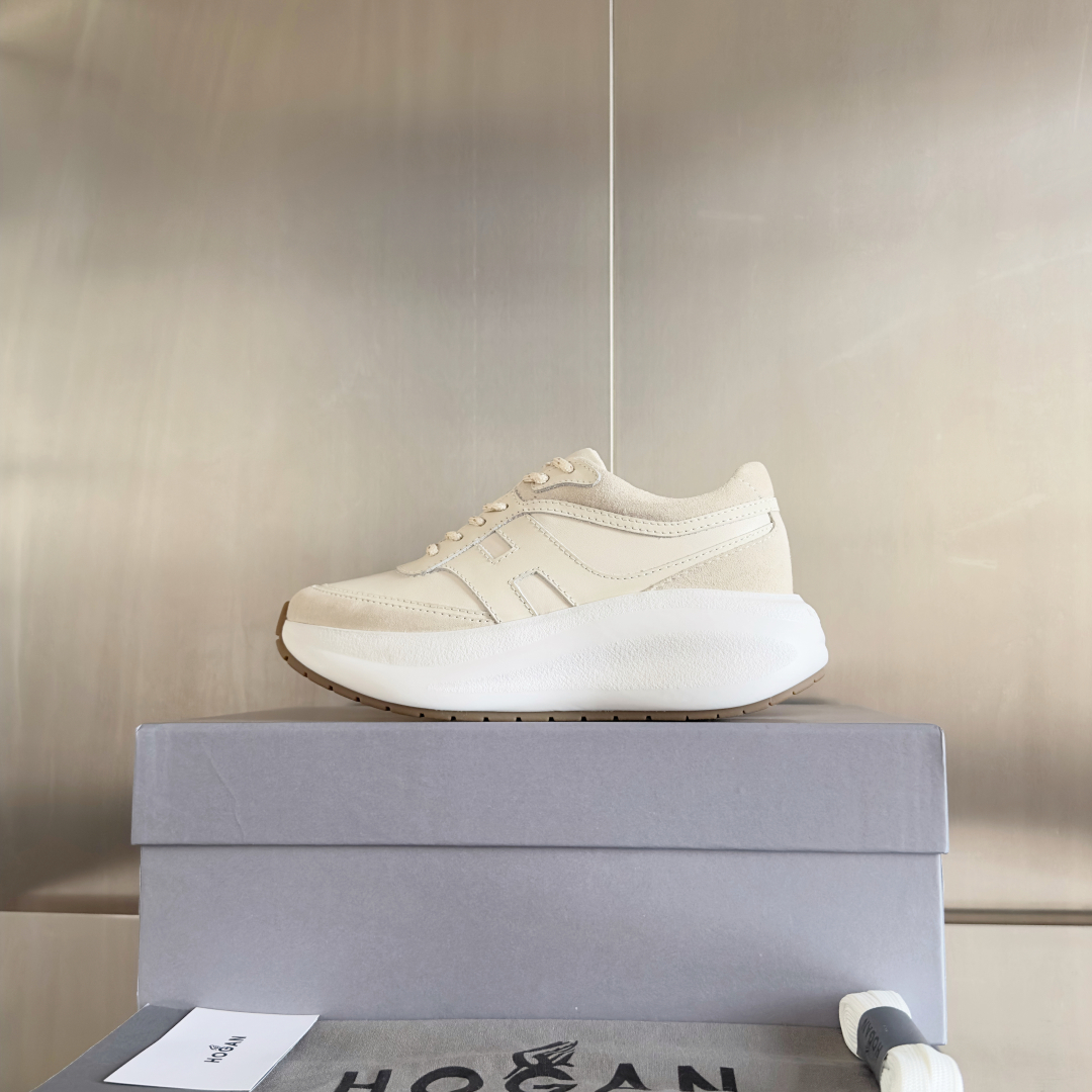 顶级版本：Hogan霍根 最新Chunky系列H696 厚底 小白鞋 休闲 运动鞋原版购入开发 做货 C