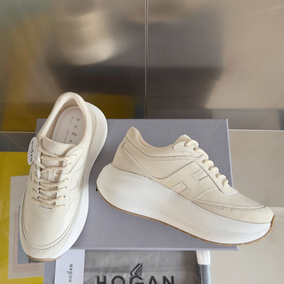 顶级版本：Hogan霍根 最新Chunky系列H696 厚底 小白鞋 休闲 运动鞋原版购入开发 做货 C
