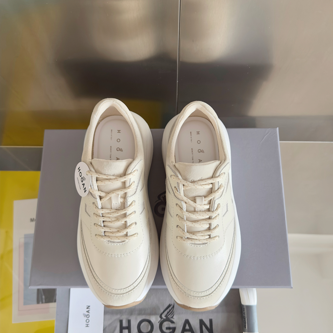顶级版本：Hogan霍根 最新Chunky系列H696 厚底 小白鞋 休闲 运动鞋原版购入开发 做货 C