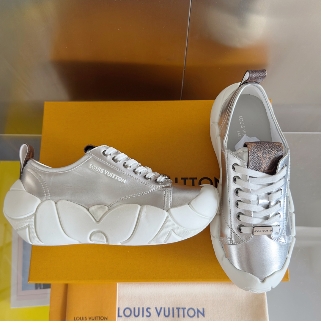 顶级版本:LV 路易威登 最新 Bubble系列 云朵 面包鞋 休闲 厚底 运动鞋 原版购入开发 做货