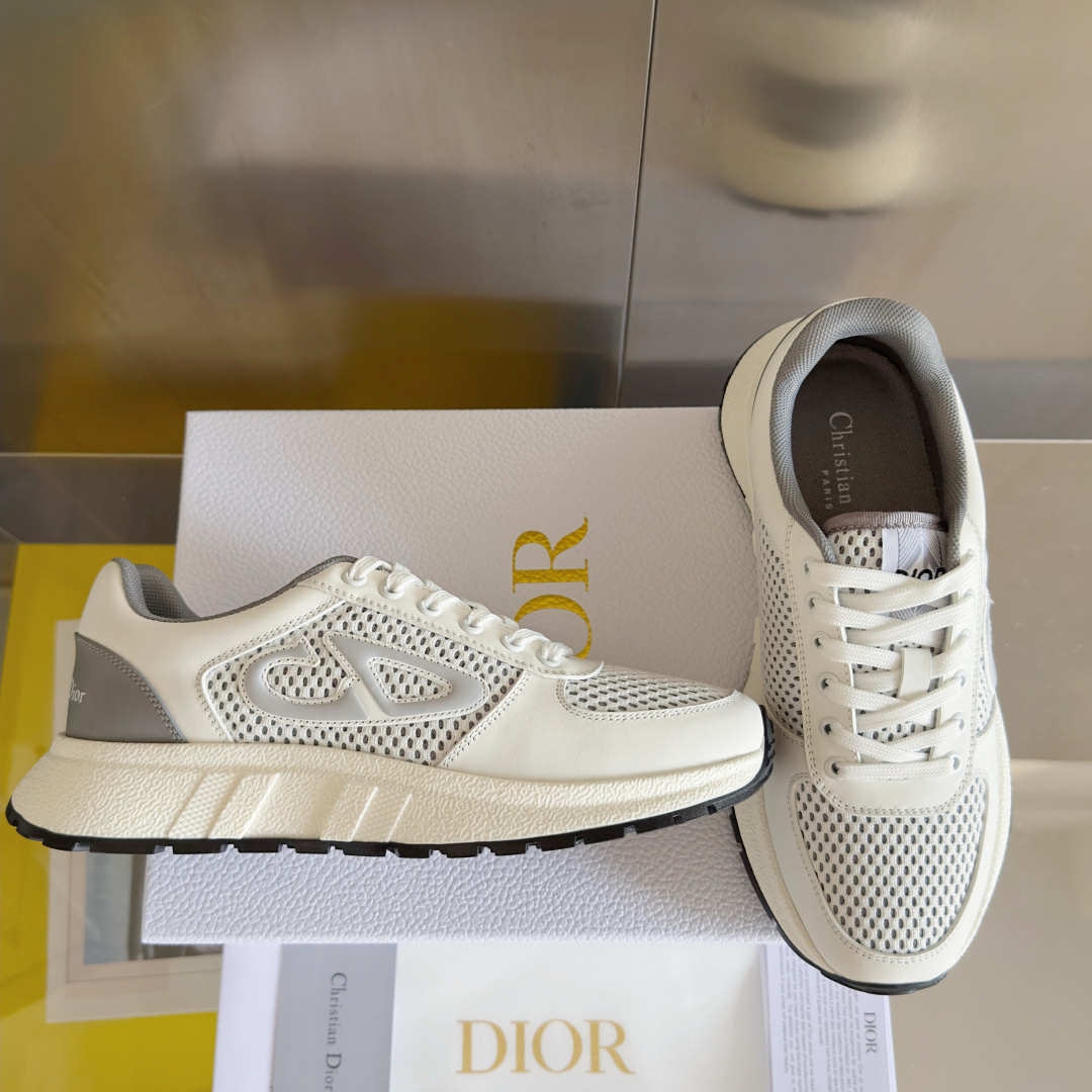 顶级版本 男士+10 Dior迪奥 最新Run'n'Dior 系列 情侣款 厚底 休闲 运动鞋原版购入开