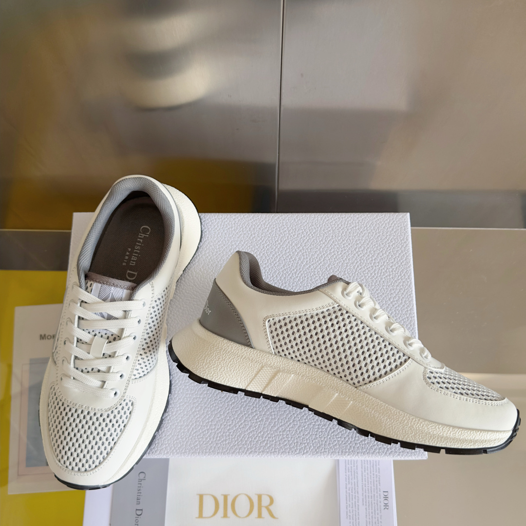 顶级版本 男士+10 Dior迪奥 最新Run'n'Dior 系列 情侣款 厚底 休闲 运动鞋原版购入开