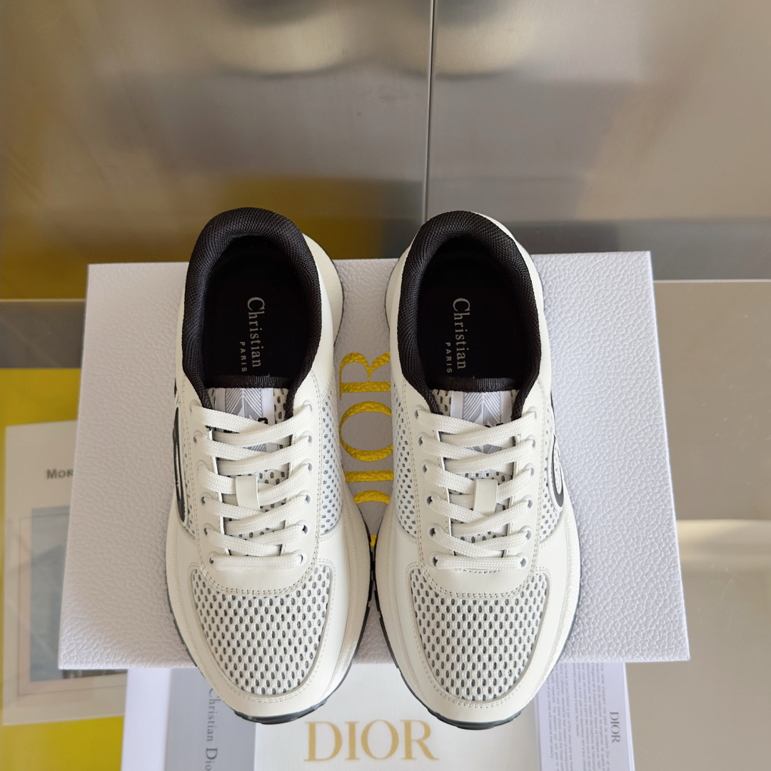 顶级版本 男士+10 Dior迪奥 最新Run'n'Dior 系列 情侣款 厚底 休闲 运动鞋原版购入开