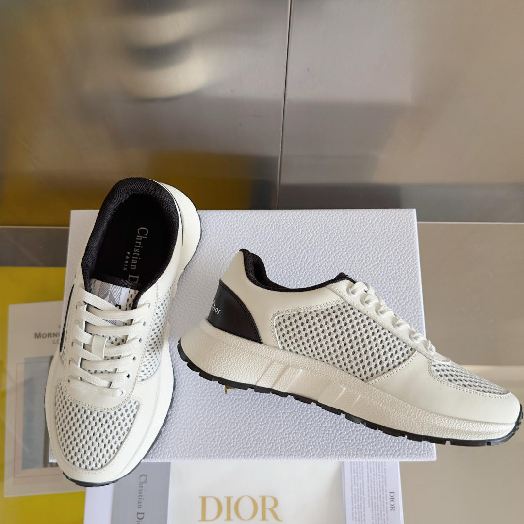 顶级版本 男士+10 Dior迪奥 最新Run'n'Dior 系列 情侣款 厚底 休闲 运动鞋原版购入开