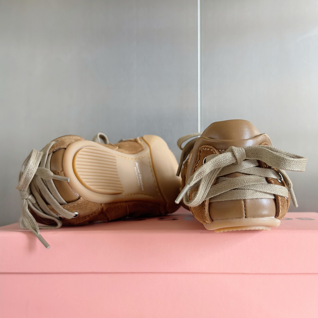 顶级版本:Acne studios 24FW 丹宁牛仔布 芭蕾舞鞋 休闲 运动鞋原版购入开发 做货 绑带