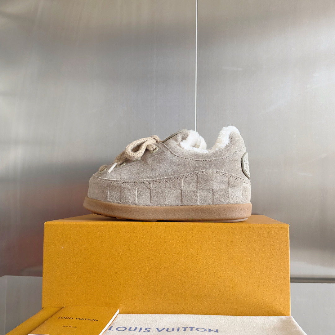 Louis Vuitton x Nigo Yeti Sneakers: Stylish Leather Lace-Up Shoes 6 cmp i1764252272697 443 0 4