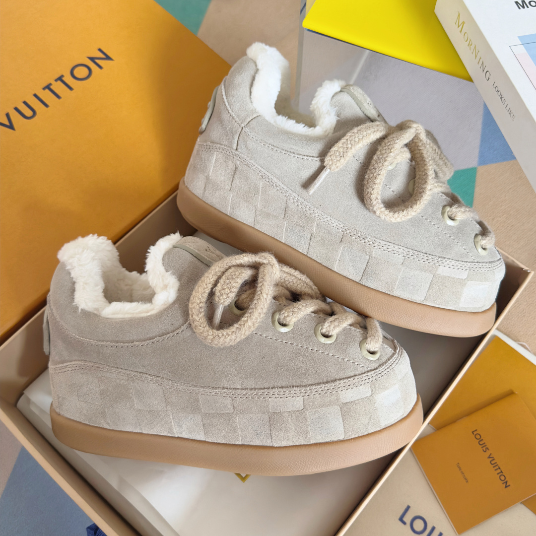 Louis Vuitton x Nigo Yeti Sneakers: Stylish Leather Lace-Up Shoes 7 cmp i1764252272717 1155 0 5