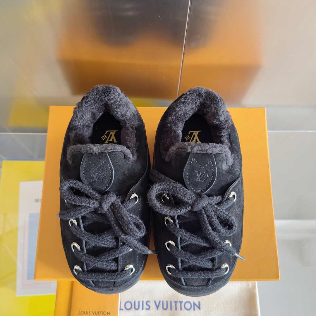 Louis Vuitton x Nigo Yeti Sneakers: Premium Leather, Wool Lining, & Thick Sole 8 cmp i1764252294017 1068 0 6