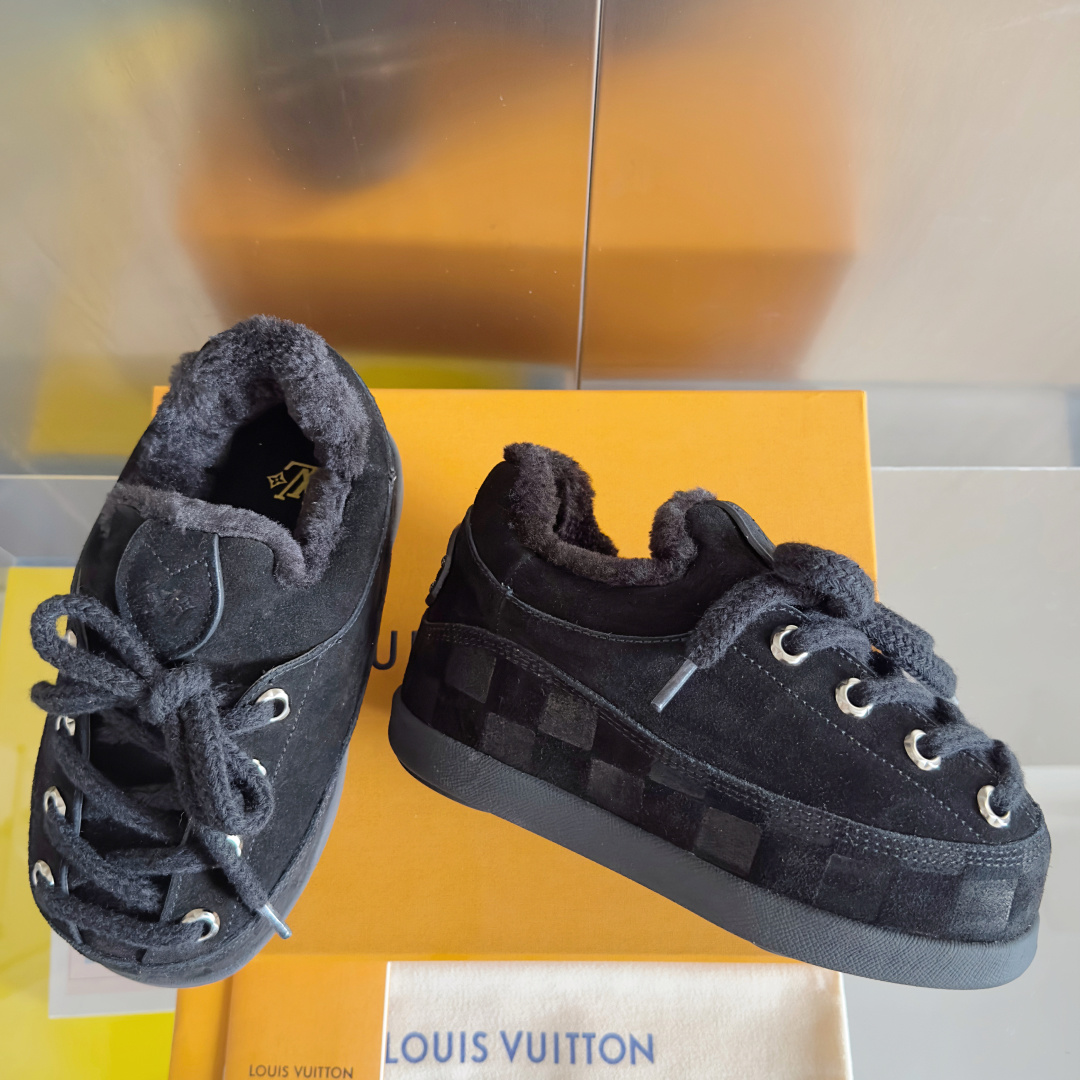 Louis Vuitton x Nigo Yeti Sneakers: Premium Leather, Wool Lining, & Thick Sole 4 cmp i1764252294020 3192 0 2
