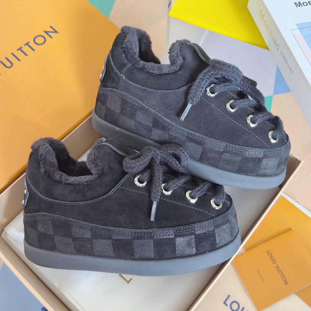 Louis Vuitton x Nigo Yeti Sneakers: Premium Leather, Wool Lining, & Thick Sole 7 cmp i1764252306456 2792 0 5