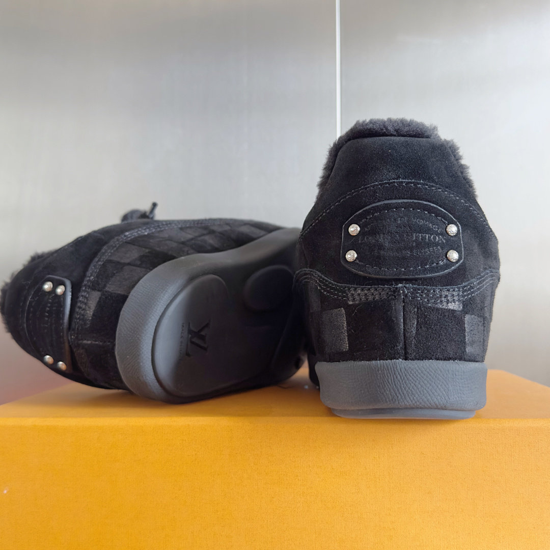 Louis Vuitton x Nigo Yeti Sneakers: Premium Leather, Wool Lining, & Thick Sole 10 cmp i1764252306492 3666 0 8