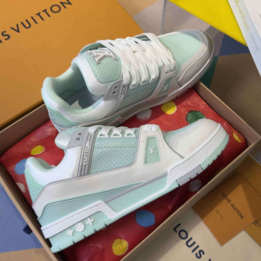 Louis Vuitton LV路易威登 驴牌 L家 Trainer系列 休闲 运动鞋 滑板鞋 篮球鞋