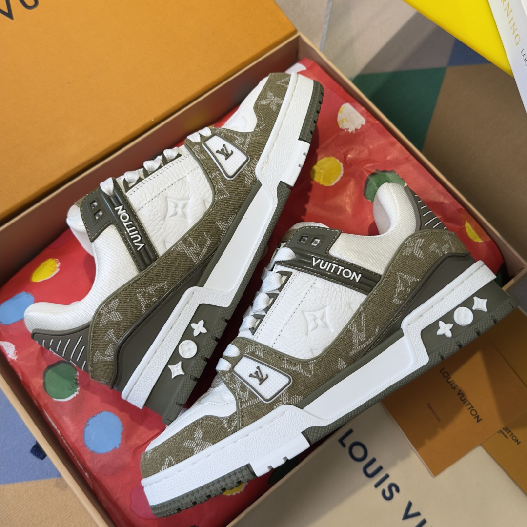 Louis Vuitton LV路易威登 驴牌 L家 Trainer系列 休闲 运动鞋 滑板鞋 篮球鞋