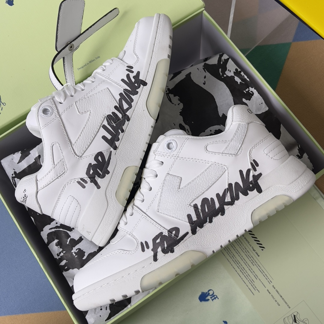 Off-White Off-White™最新Out Of Office系列 厚底 箭头 休闲 运动鞋 滑板鞋