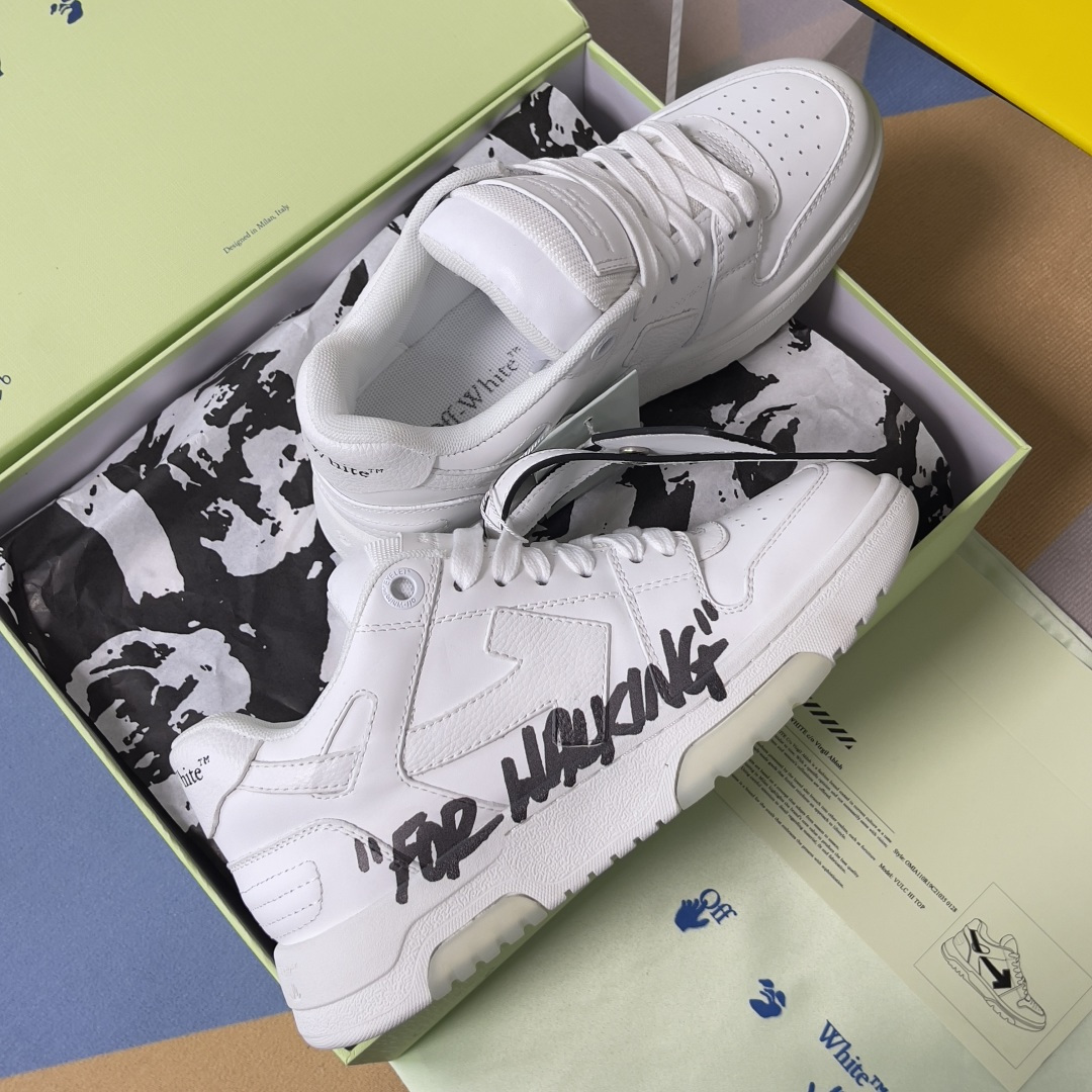 Off-White Off-White™最新Out Of Office系列 厚底 箭头 休闲 运动鞋 滑板鞋