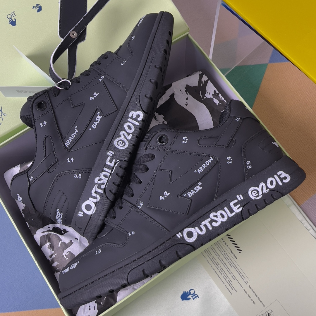 Off-White Off-White™最新Out Of Office系列 厚底 箭头 休闲 运动鞋 滑板鞋