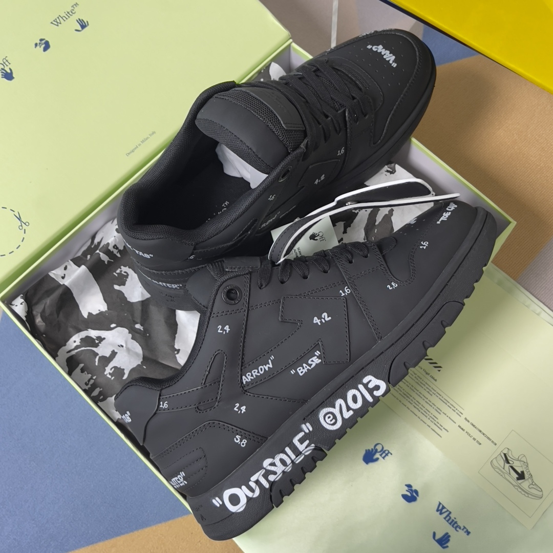 Off-White Off-White™最新Out Of Office系列 厚底 箭头 休闲 运动鞋 滑板鞋