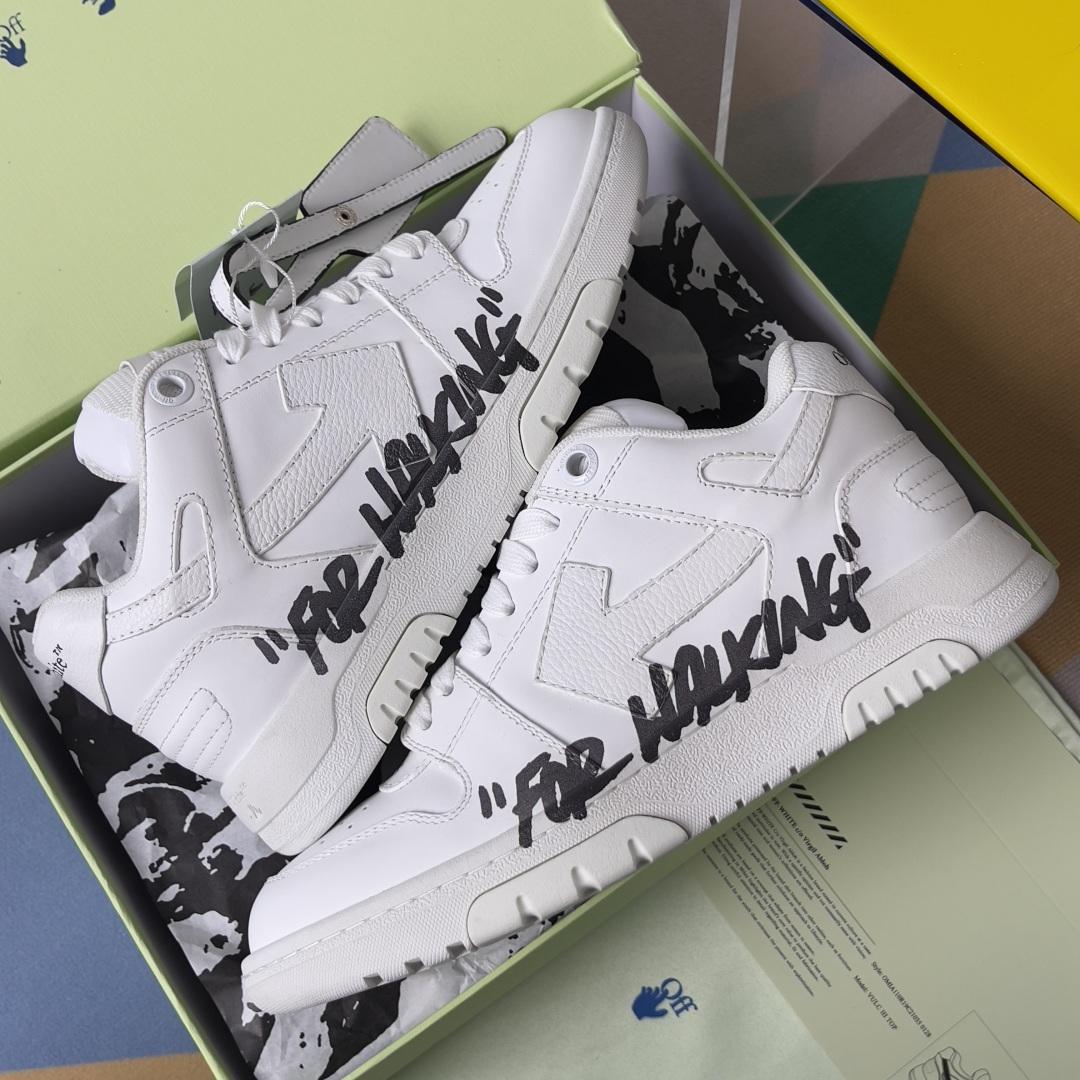 Off-White Off-White™最新Out Of Office系列 厚底 箭头 休闲 运动鞋 滑板鞋
