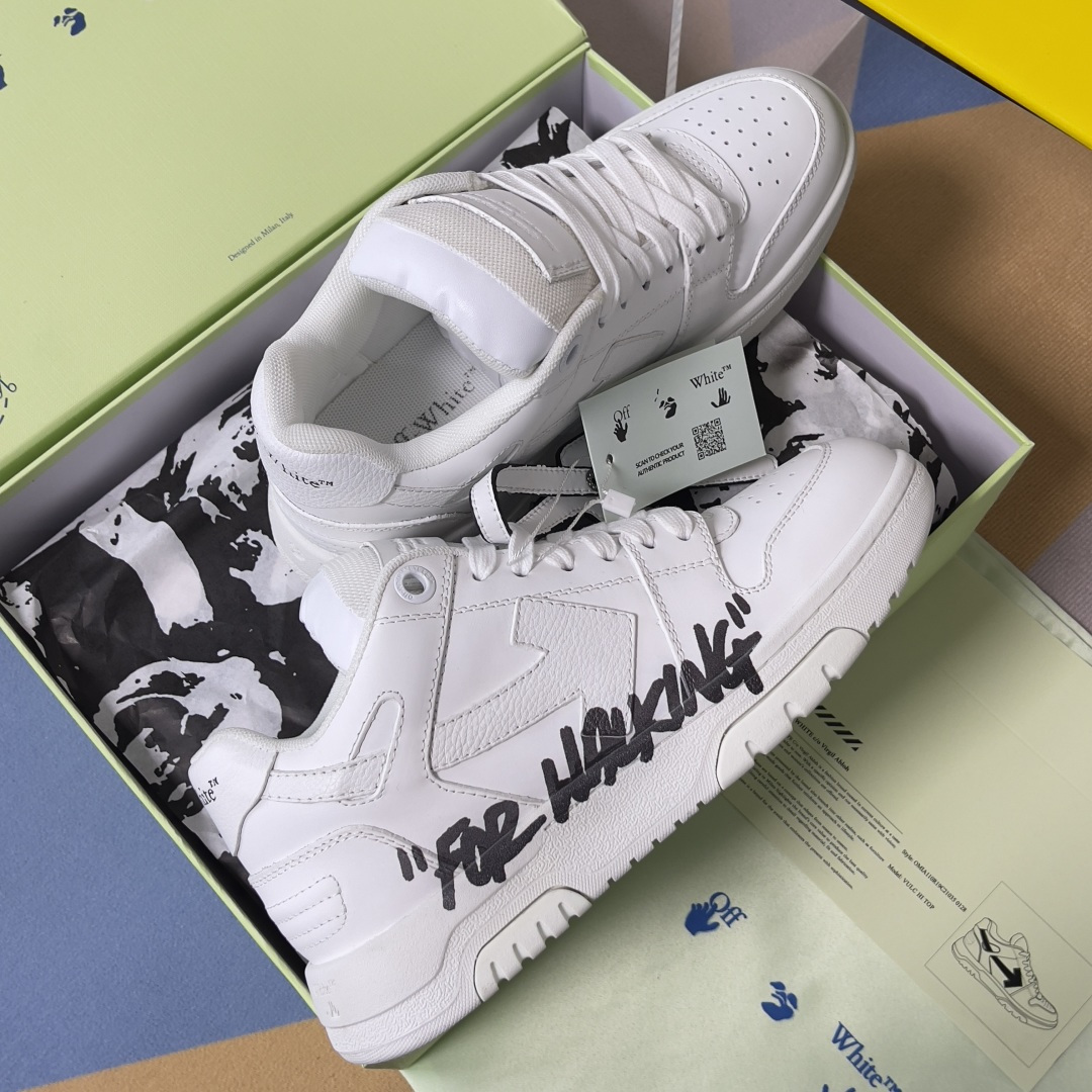 Off-White Off-White™最新Out Of Office系列 厚底 箭头 休闲 运动鞋 滑板鞋