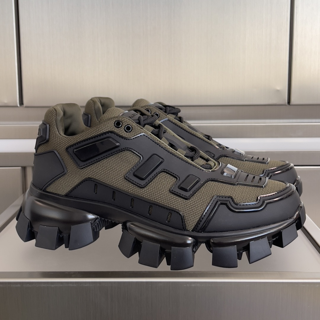 Prada Prada普拉达 P家 Cloudbust Thunder系列 齿轮 厚底 老爹鞋 休闲 运动鞋