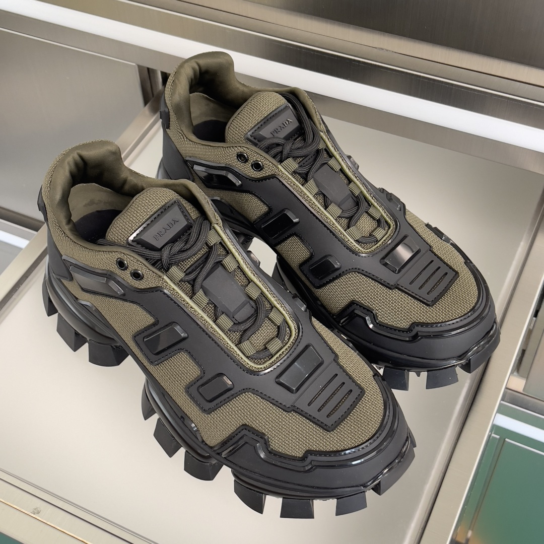 Prada Prada普拉达 P家 Cloudbust Thunder系列 齿轮 厚底 老爹鞋 休闲 运动鞋