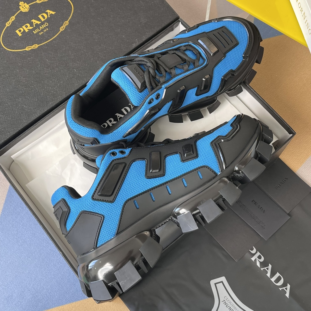 Prada Prada普拉达 P家 Cloudbust Thunder系列 齿轮 厚底 老爹鞋 休闲 运动鞋
