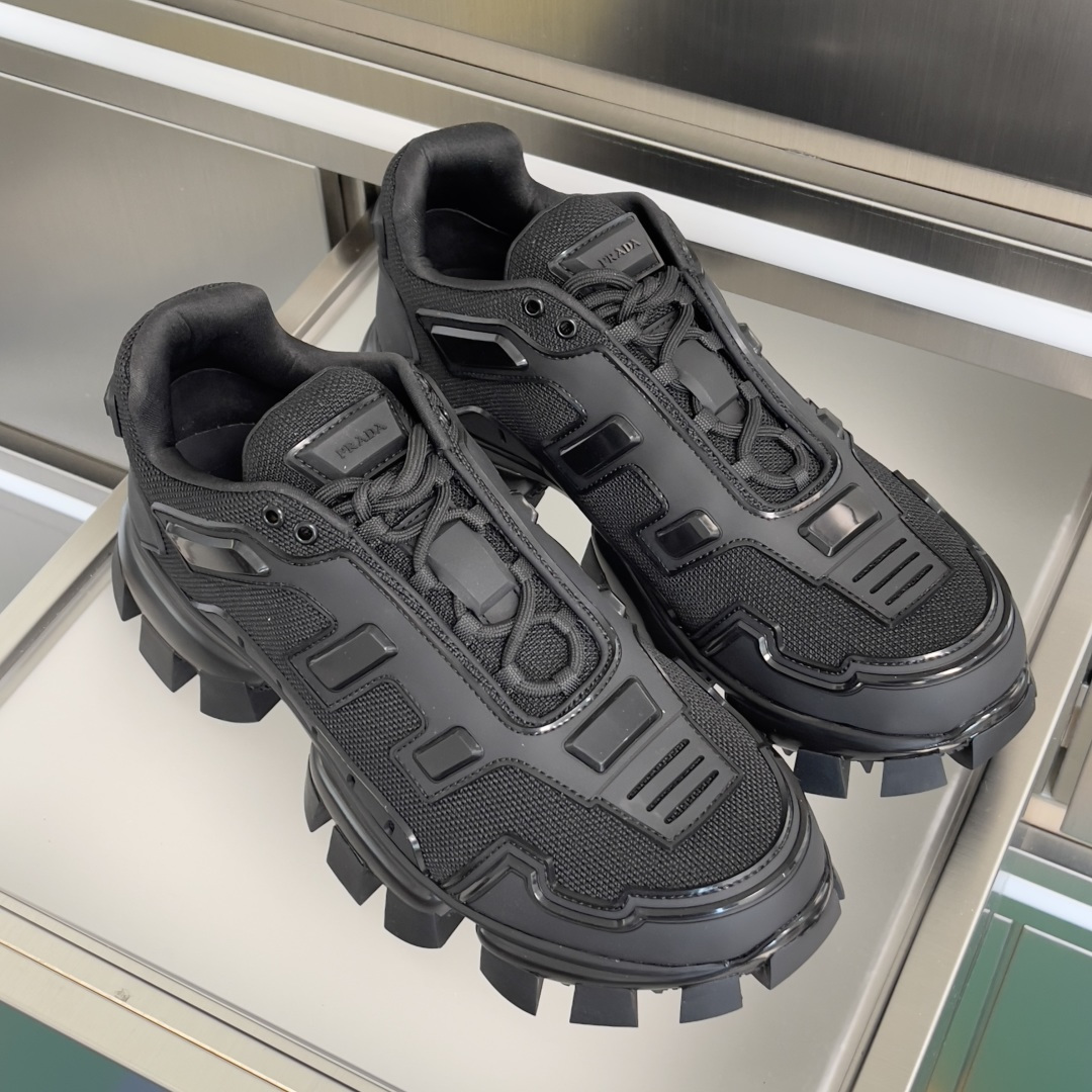 Prada Prada普拉达 P家 Cloudbust Thunder系列 齿轮 厚底 老爹鞋 休闲 运动鞋