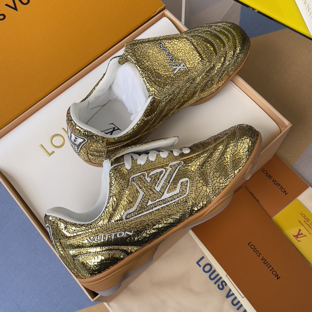 Louis Vuitton LV路易威登L家 驴牌 最新Footprint系列 足球运动鞋 休闲 跑鞋