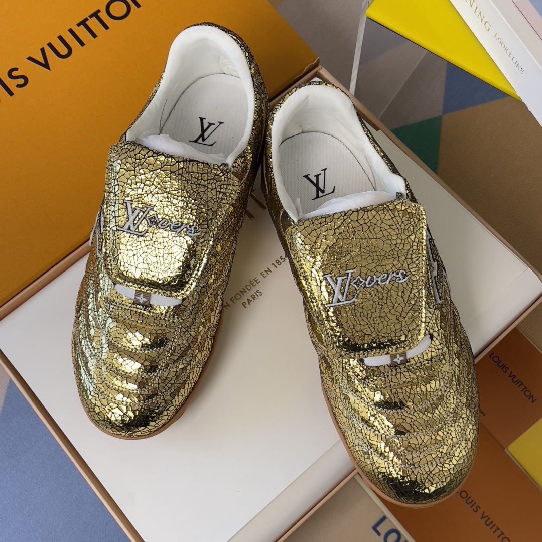 Louis Vuitton LV路易威登L家 驴牌 最新Footprint系列 足球运动鞋 休闲 跑鞋