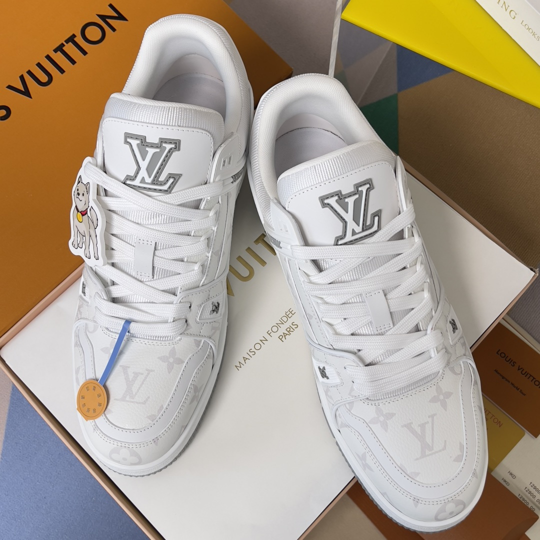 Louis Vuitton LV路易威登 驴牌 L家 Trainer系列 首尔限定 珍岛犬jindo小狗 休闲 运动鞋 滑板鞋 篮球鞋