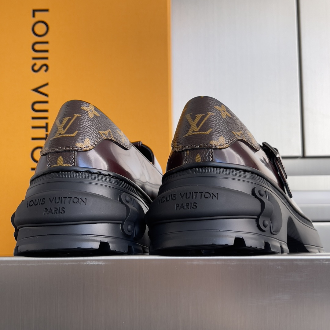 Louis Vuitton LV路易威登L家 驴牌 Squad系列 厚底 玛丽珍 乐福鞋 小皮鞋