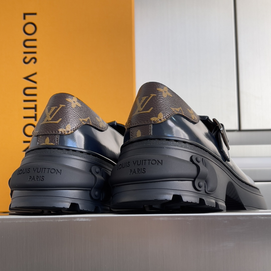 Louis Vuitton LV路易威登L家 驴牌 Squad系列 厚底 玛丽珍 乐福鞋 小皮鞋
