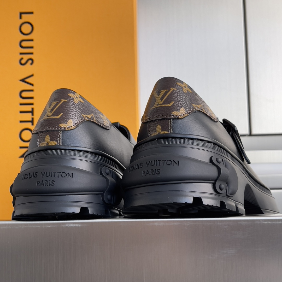 Louis Vuitton LV路易威登L家 驴牌 Squad系列 厚底 玛丽珍 乐福鞋 小皮鞋