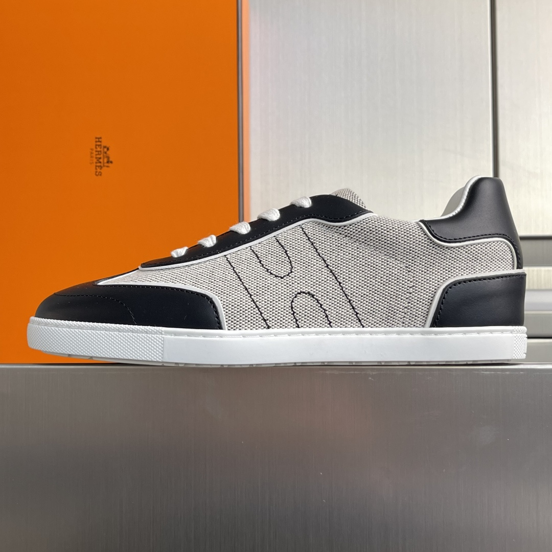 Hermès Hermes爱马仕 H家 Match系列 休闲 运动鞋 小白鞋