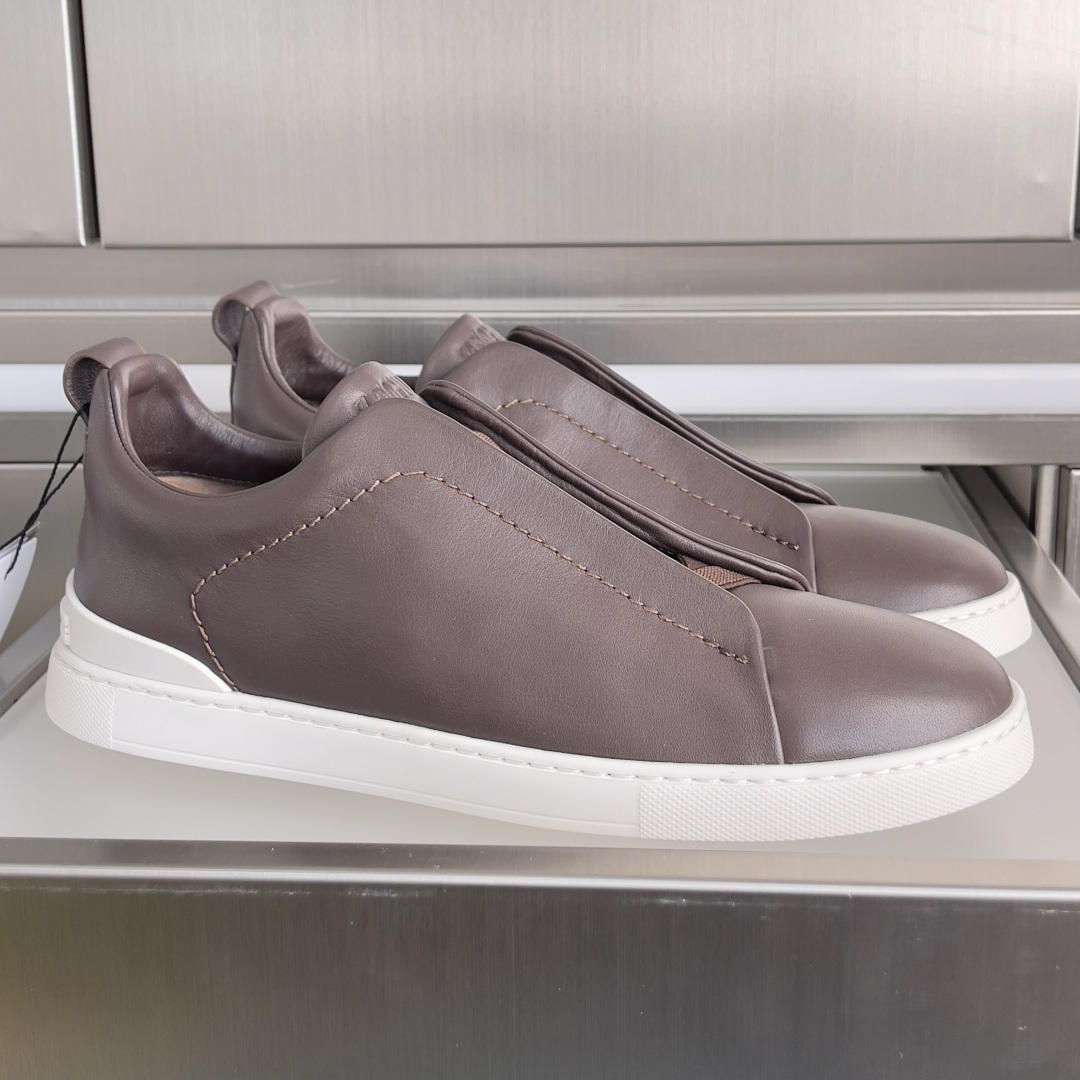 Ermenegildo Zegna ZEGNA 杰尼亚 Triple Stitch™ SECONDSKIN系列 男士 休闲 运动鞋 滑板鞋 小白鞋