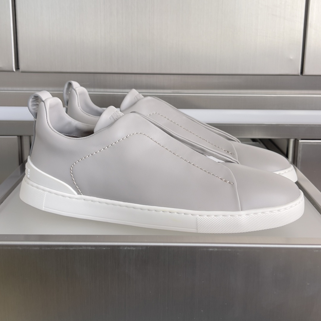 Ermenegildo Zegna ZEGNA 杰尼亚 Triple Stitch™ SECONDSKIN系列 男士 休闲 运动鞋 滑板鞋 小白鞋