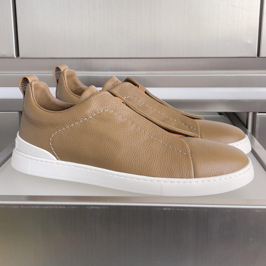 Ermenegildo Zegna ZEGNA 杰尼亚 Triple Stitch™ SECONDSKIN系列 男士 休闲 运动鞋 滑板鞋 小白鞋